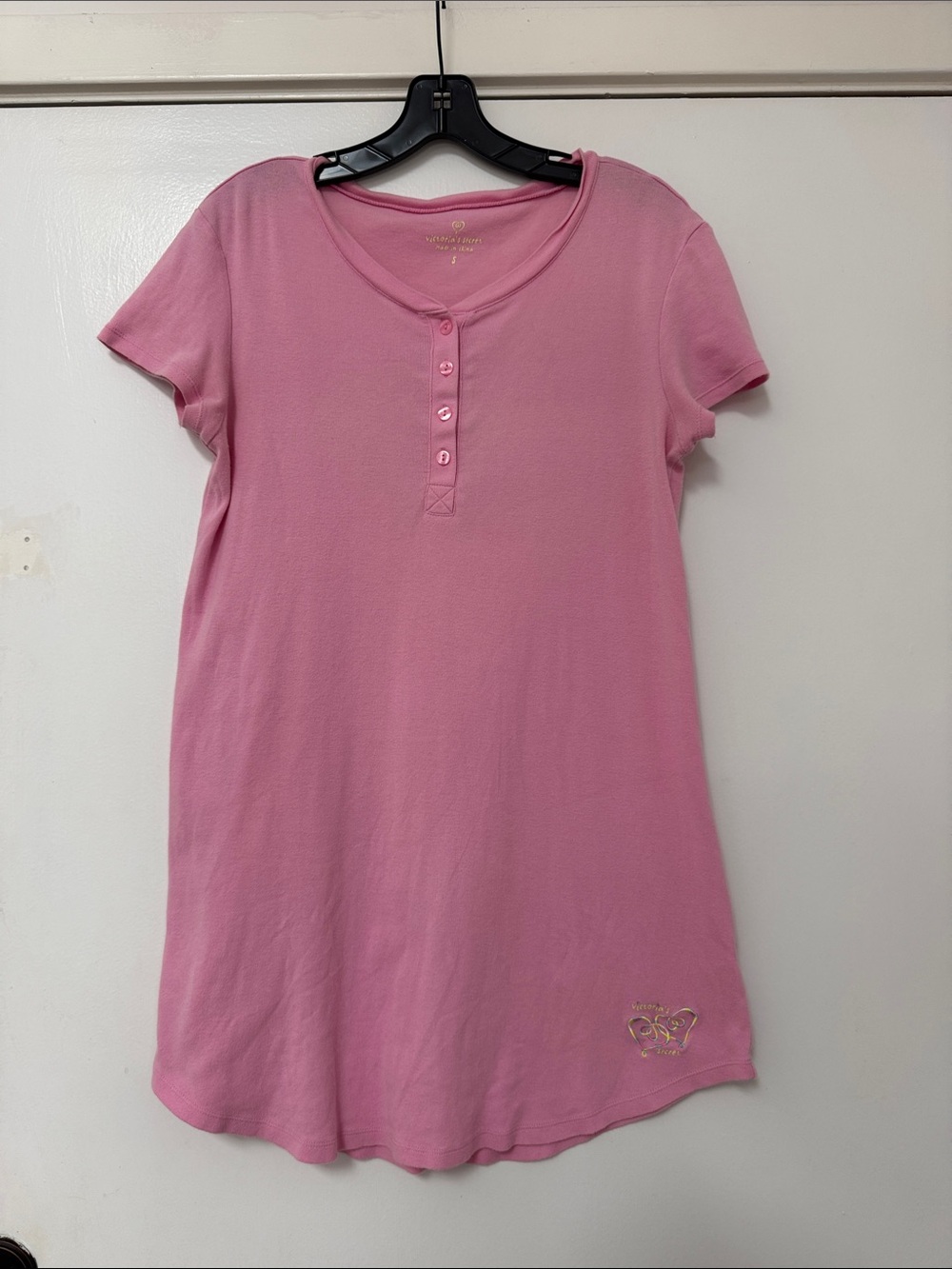 Victoria's Secret Pink Short Sleeve Nightgown